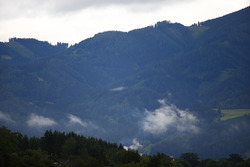 Une vue du paysage entourant le circuit de Spielberg