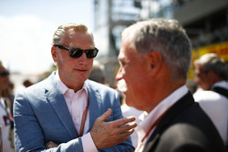 Sean Bratches, Managing Director of Commercial Operations, Formula One Group, and Chase Carey, Chairman, Formula One