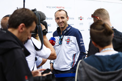 Robert Kubica, Williams Martini Racing, is interviewed