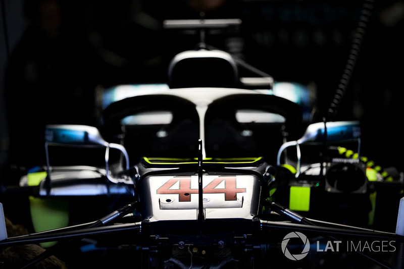 Technical detail of the Lewis Hamilton, Mercedes AMG F1 W09