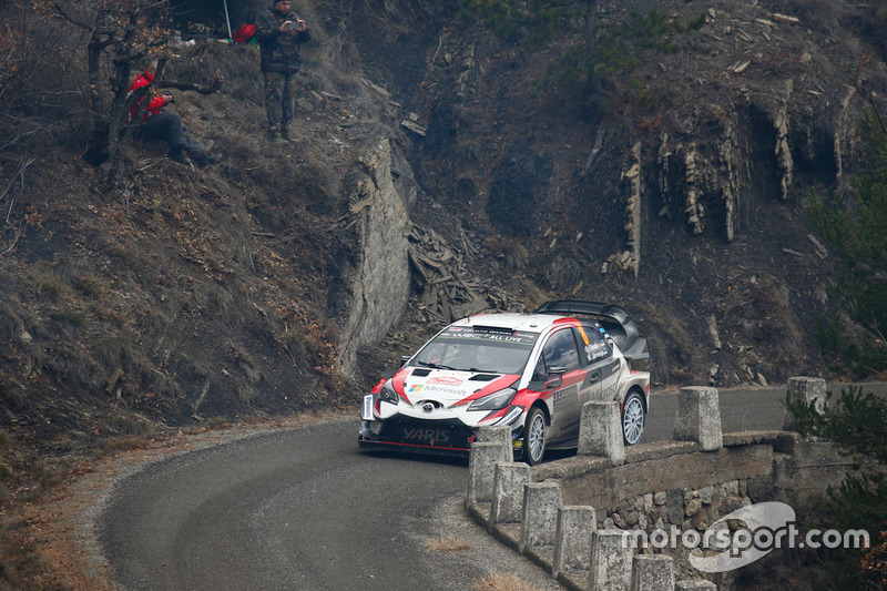 Отт Тянак и Мартин Ярвеоя, Toyota Yaris WRC, Toyota Gazoo Racing WRC