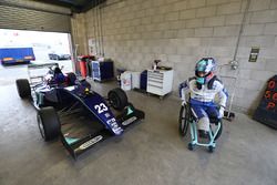 Billy Monger makes his single seater racing car comeback by testing a Carlin run MSV Formula 3 car