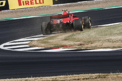 Kimi Raikkonen, Ferrari SF71H fait un tête à queue