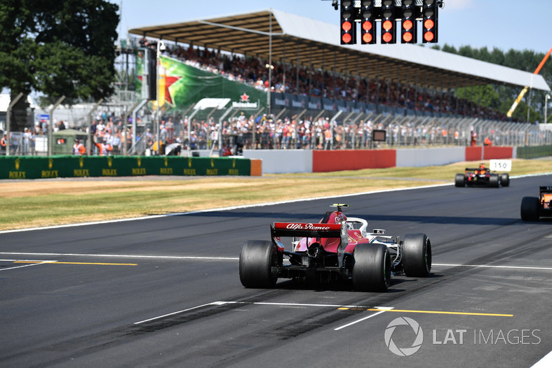 Charles Leclerc, Sauber C37 fait des essais de départ