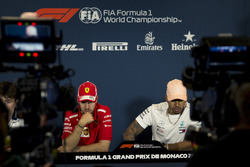 Sebastian Vettel, Ferrari and Lewis Hamilton, Mercedes-AMG F1 in the Press Conference