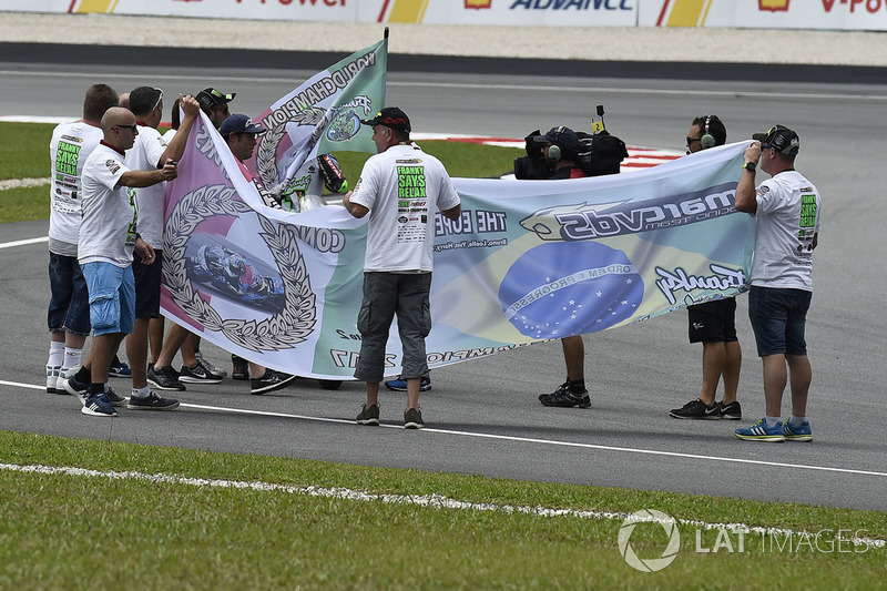 Fans con Franco Morbidelli, Marc VDS