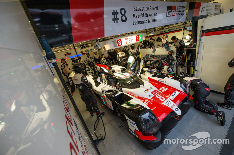 #8 Toyota Gazoo Racing Toyota TS050: Sébastien Buemi, Kazuki Nakajima, Fernando Alonso