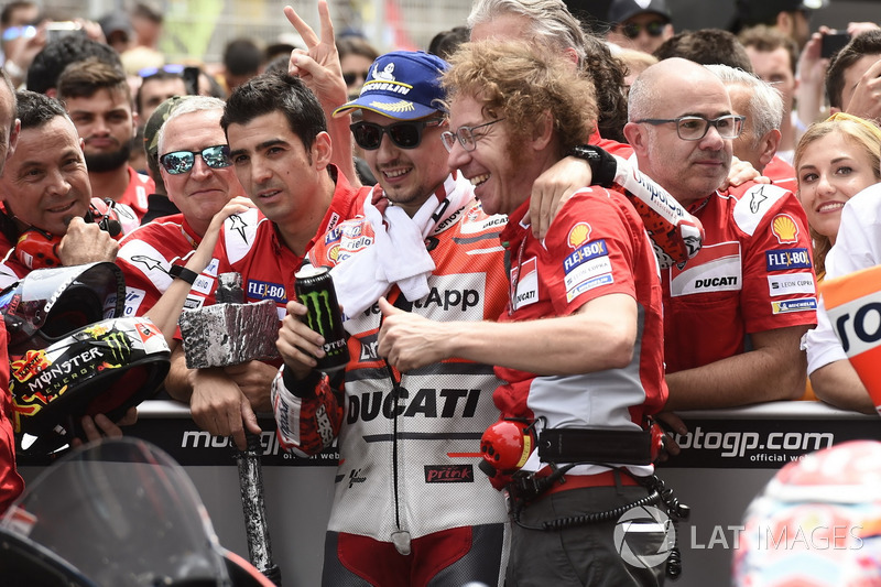 Переможець гонки Хорхе Лоренсо, Ducati Team