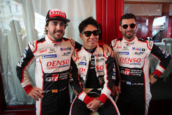 Fernando Alonso, Kamui Kobayashi, Jose Maria Lopez, Toyota Gazoo Racing