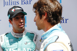 Antonio Felix da Costa, Andretti Formula E Team, talks to Nicolas Prost, Renault e.Dams