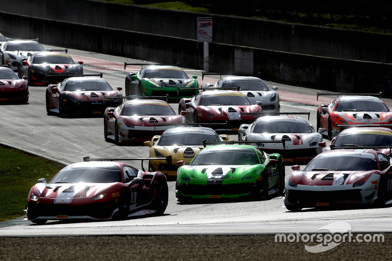 Start Race 2 Ferrari European Challenge