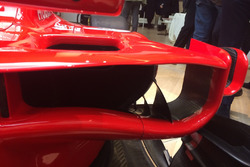 Ferrari SF70H: deviatore di flusso davanti alle pance