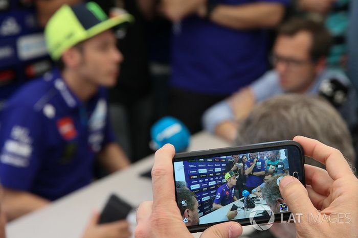 Valentino Rossi, Yamaha Factory Racing, conferencia de prensa