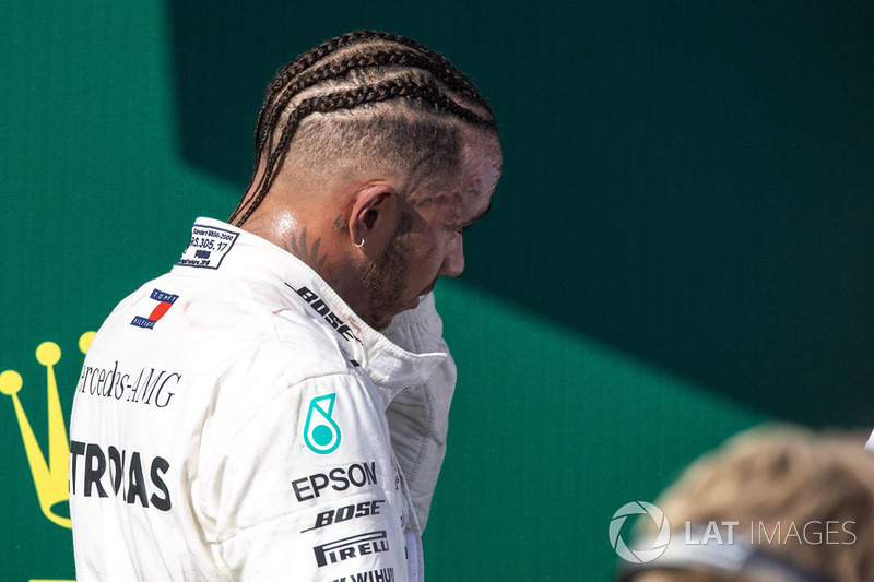 Lewis Hamilton, Mercedes-AMG F1 celebra su victoria en el GP de Hungría