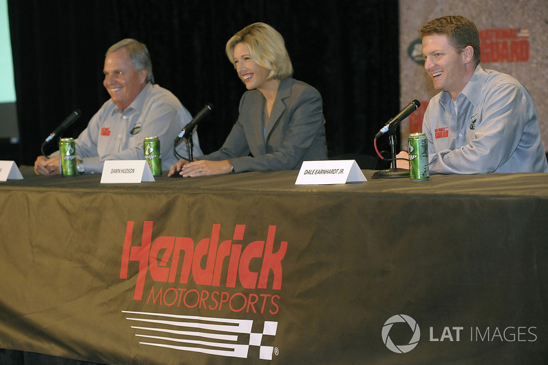 Dale Earnhardt Jr., Dawn Hudson, Rick Hendrick