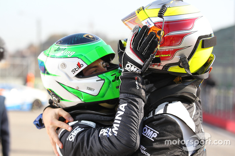 Race winners Raphael Abbate, Yuki Nemoto, VS Racing