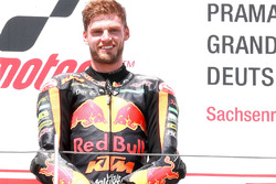 Podium : le vainqueur Brad Binder, Red Bull KTM Ajo Moto2