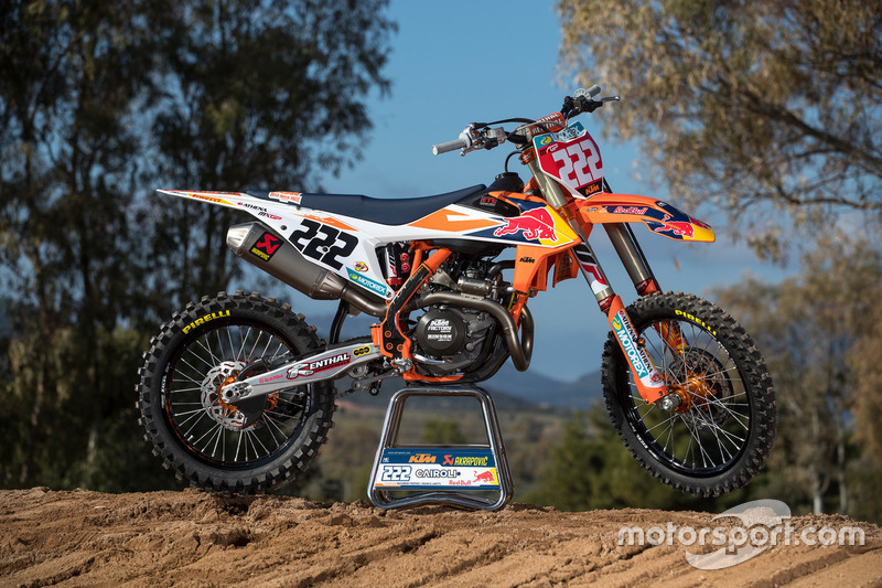 Moto de Tony Cairoli, KTM Factory Racing