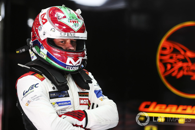 #61 Clearwater Racing Ferrari 488 GTE: Matthew Griffin