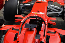 Ferrari SF71H with mirrors on halo