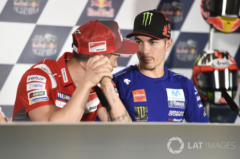 Maverick Viñales, Yamaha Factory Racing, Andrea Dovizioso, Ducati Team
