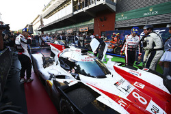 Winners Fernando Alonso, Kazuki Nakajima, Sébastien Buemi, Toyota Gazoo Racing