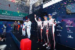 Winnaars Fernando Alonso, Sébastien Buemi, Kazuki Nakajima, Toyota Gazoo Racing