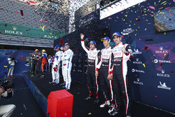 Race winners Fernando Alonso, Sébastien Buemi, Kazuki Nakajima, Toyota Gazoo Racing