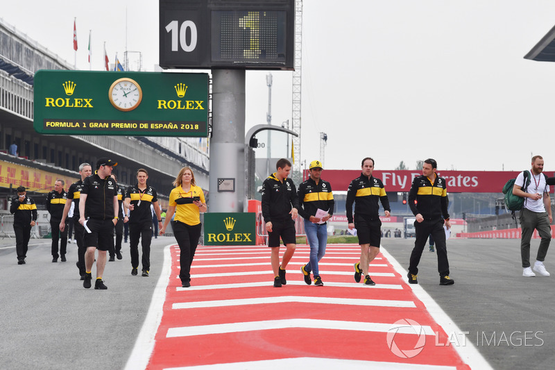Pályabejárás - F1 2018 - Barcelona - csütörtök