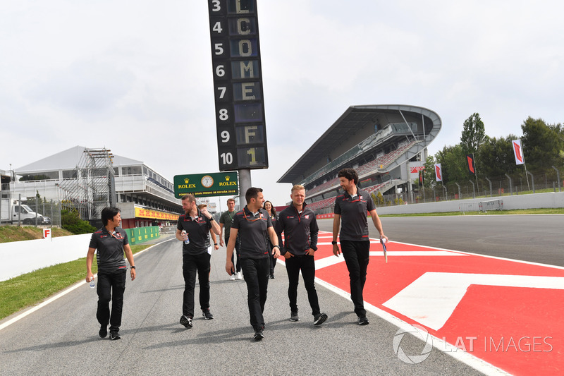 Pályabejárás - F1 2018 - Barcelona - csütörtök