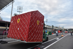 Ferrari Freight in pit lane