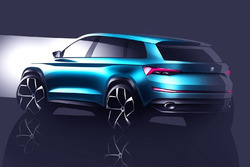 Skoda VisionS Concept teaser