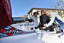 Felipe Massa, Williams and Valtteri Bottas, Williams with Manfredo Rossi di Montelera 