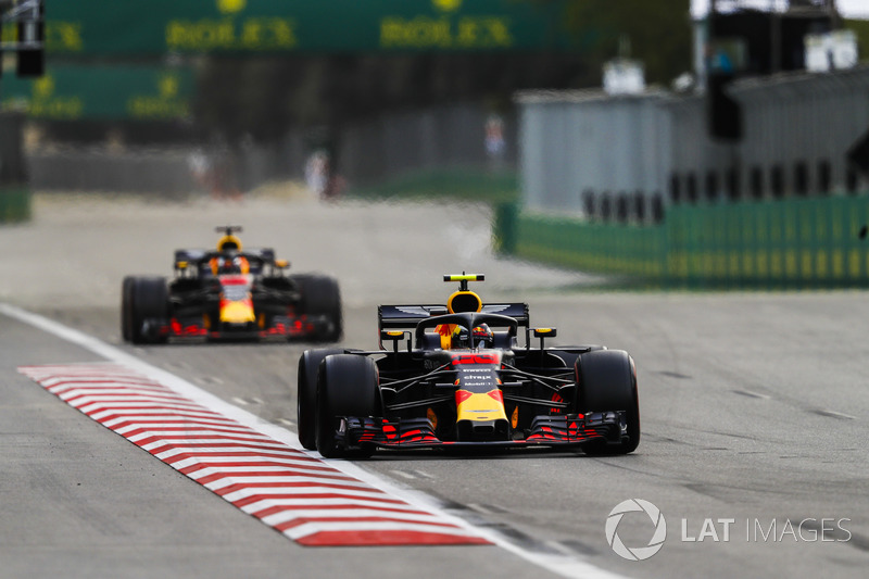 Max Verstappen voor Daniel Ricciardo, Red Bull Racing RB14 Tag Heuer