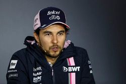 Sergio Perez, Force India in the Press Conference