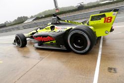 Sébastien Bourdais, Dale Coyne Racing with Vasser-Sullivan Honda, au stand