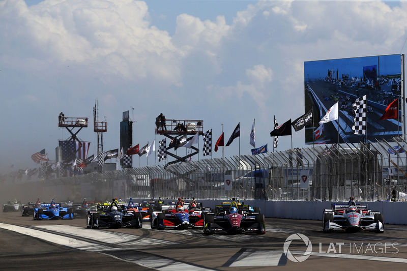 Robert Wickens, Schmidt Peterson Motorsports Honda, Will Power, Team Penske Chevrolet