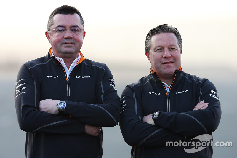 Eric Boullier, Zak Brown, McLaren