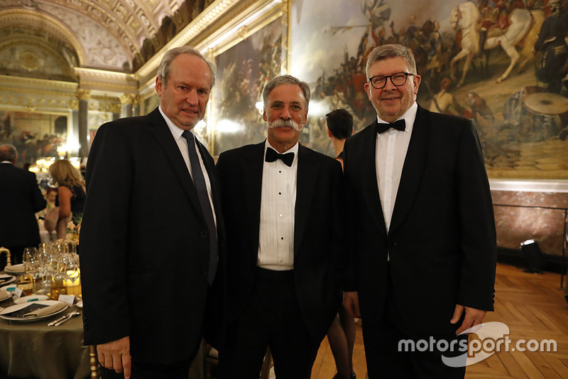 Chase Carey, PDG Formula One, Ross Brawn, manager sportif de la F1