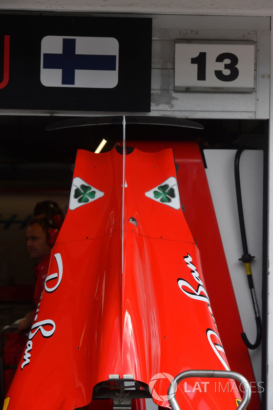 Ferrari SF71H, dettaglio della carrozzeria