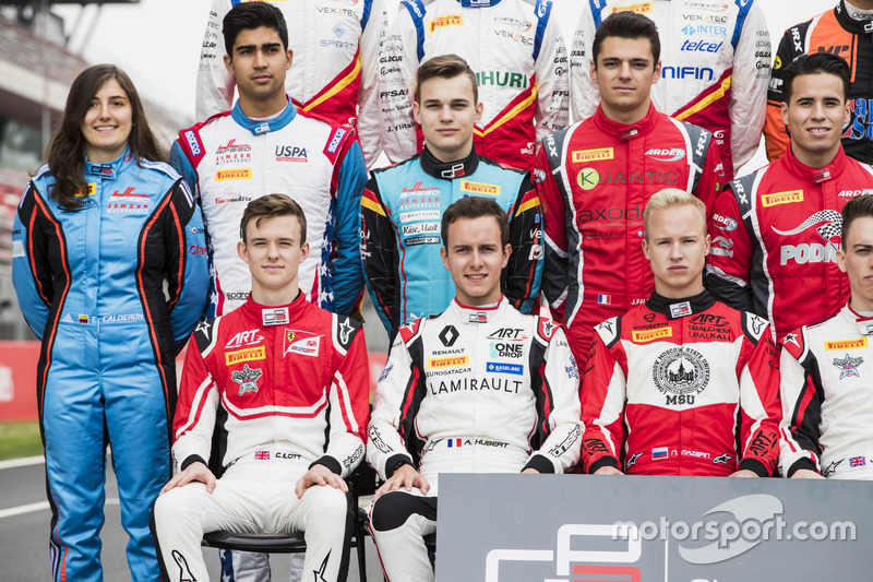 Callum Ilott, ART Grand Prix, Anthoine Hubert, ART Grand Prix, Tatiana Calderon, Jenzer Motorsport, Juan Manuel Correa, Jenzer Motorsport, David Beckmann, Jenzer Motorsport