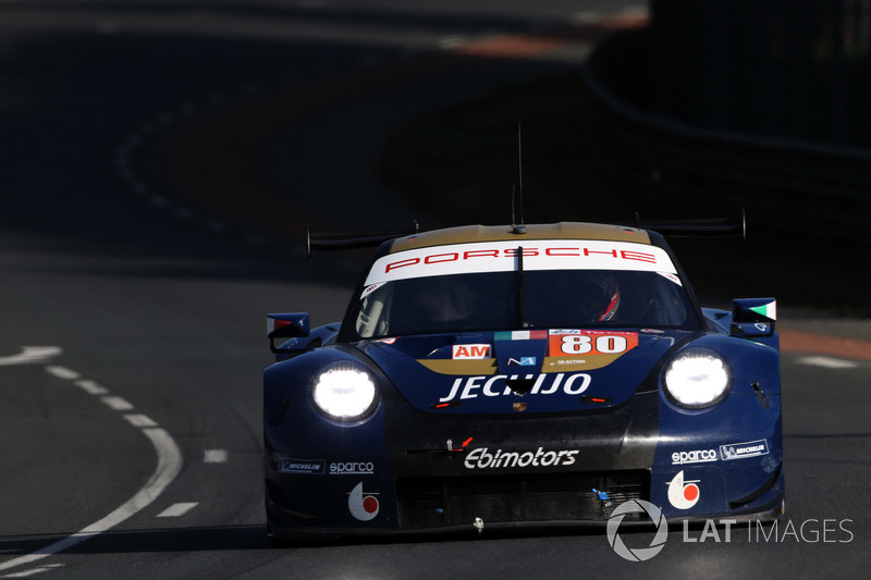 #80 Ebimotors Porsche 911 RSR: Fabio Babini, Christina Nielsen, Erik Maris