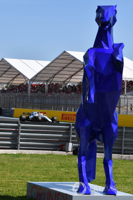 Pit lane sculpture