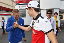 Charles Leclerc, Sauber, Lapo Elkann, Fiat