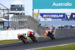 Scott Redding, Pramac Racing, Andrea Dovizioso, Ducati Team, Dani Pedrosa, Repsol Honda Team