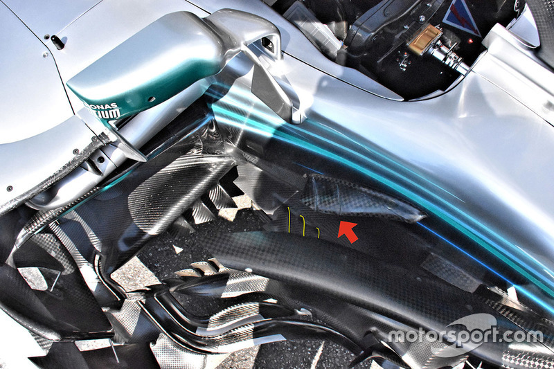Mercedes AMG F1 W09 detail