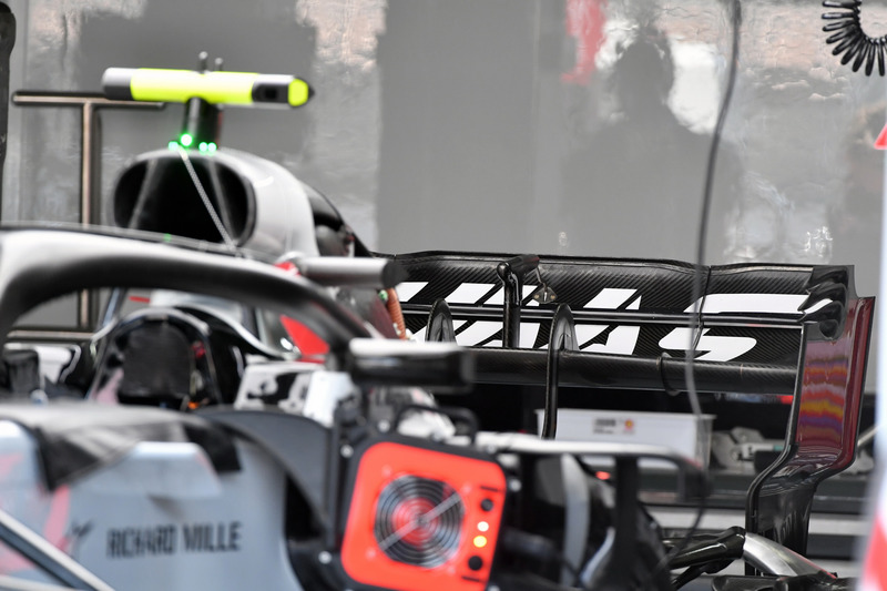Haas F1 Team VF-18 rear wing