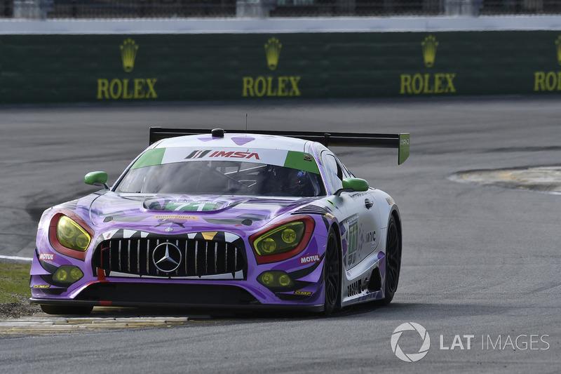 #71 P1 Motorsports Mercedes AMG GT3, GTD: Kenton Koch, Robert Foley III, Juan Perez, Loris Spinelli