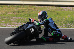 Sturz: Jonathan Rea, Kawasaki Racing