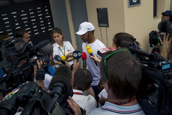 Lewis Hamilton, Mercedes-AMG F1 talks with the media